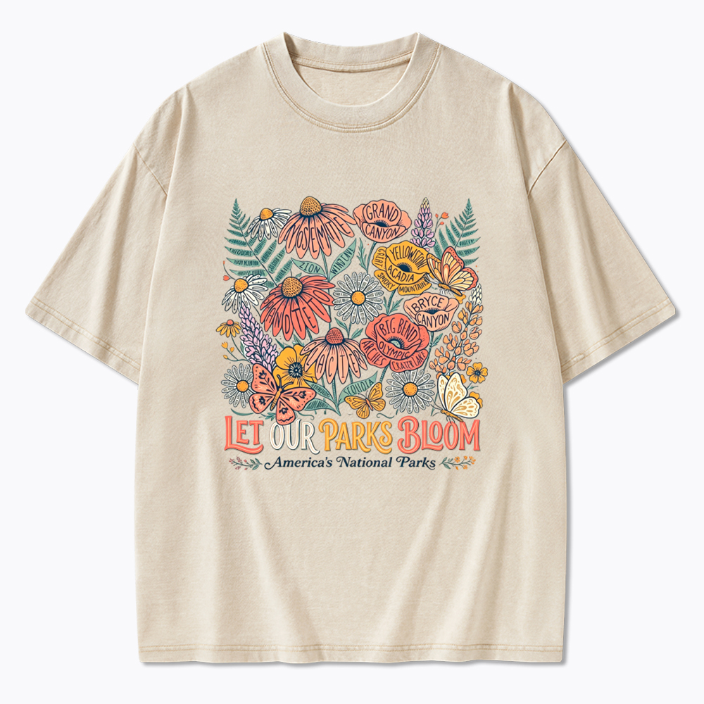 National Parks Wildflower Washed T-Shirt