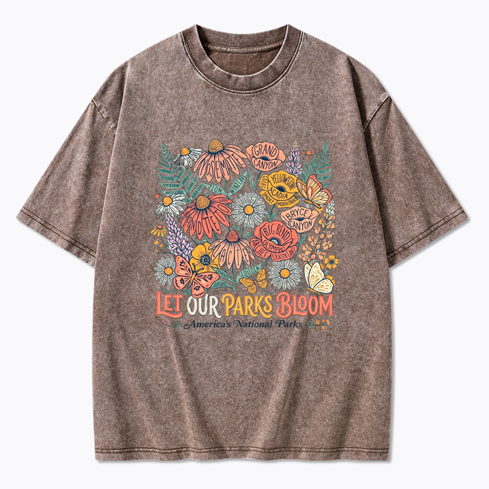National Parks Wildflower Washed T-Shirt