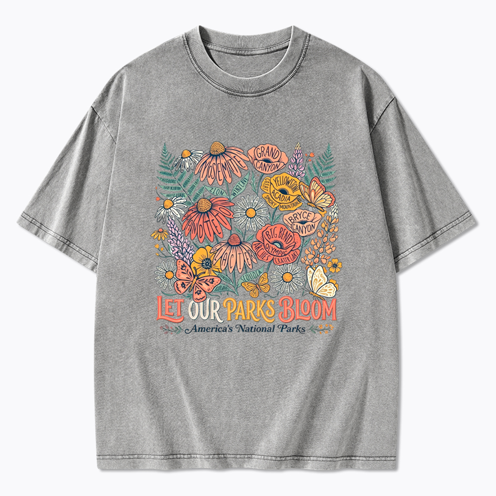National Parks Wildflower Washed T-Shirt