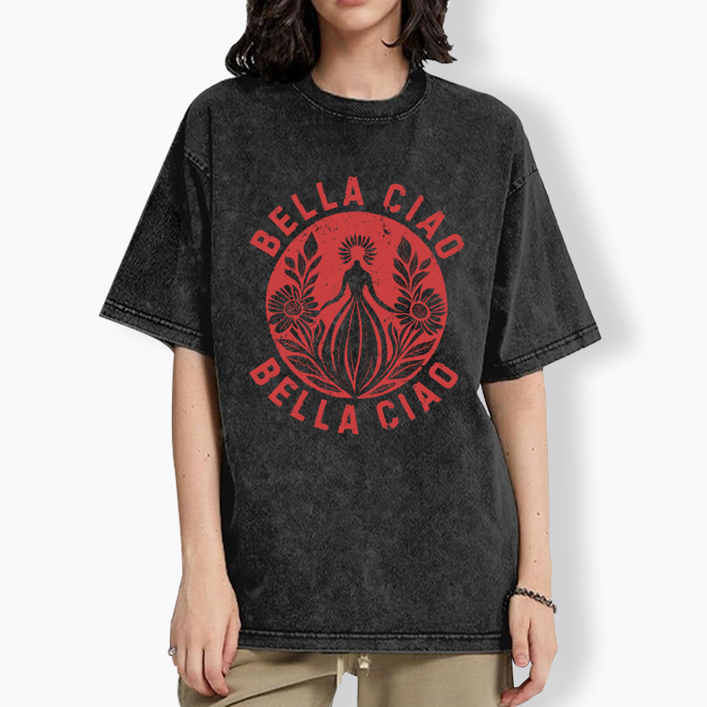 Bella Ciao Resist Washed T-Shirt
