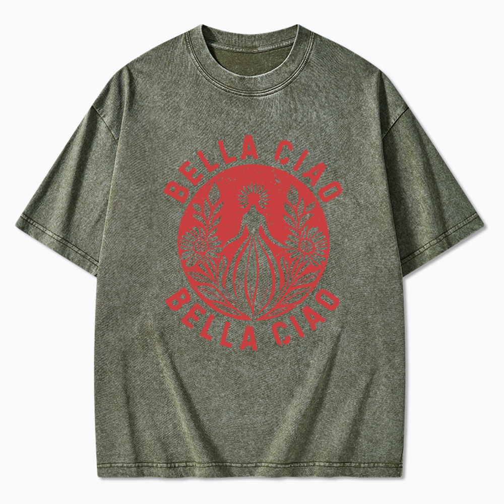 Bella Ciao Resist Washed T-Shirt