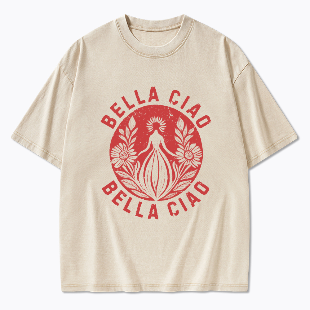 Bella Ciao Resist Washed T-Shirt