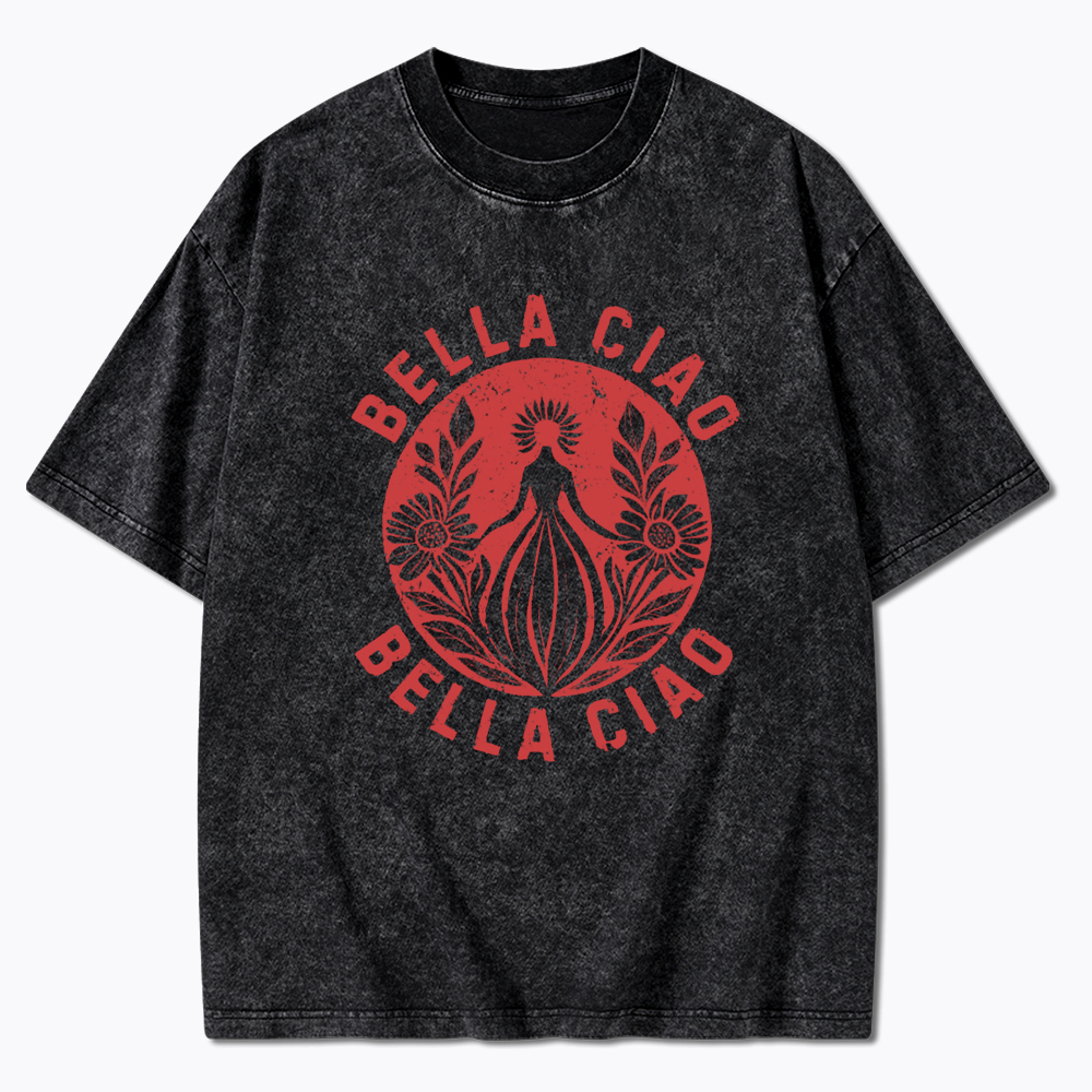 Bella Ciao Resist Washed T-Shirt