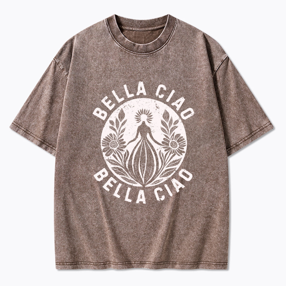 Bella Ciao Resist Washed T-Shirt