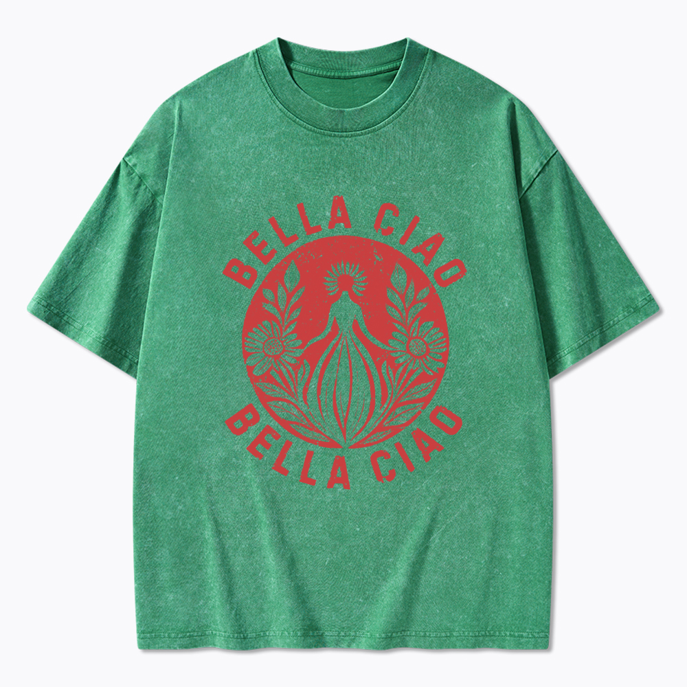 Bella Ciao Resist Washed T-Shirt