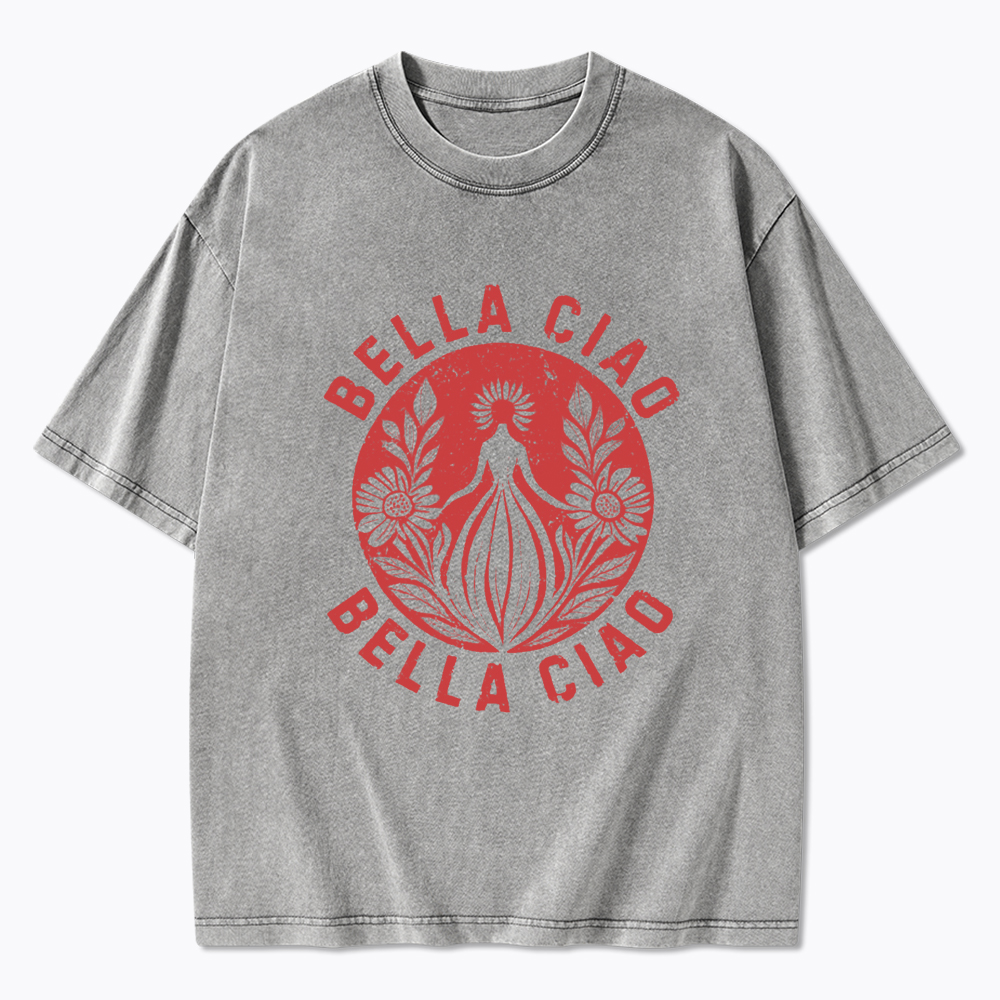 Bella Ciao Resist Washed T-Shirt