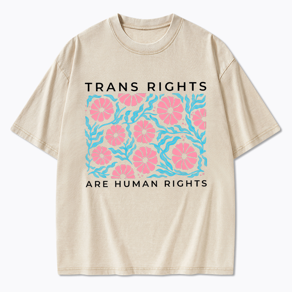Trans Rights Protect Trans Washed T-Shirt