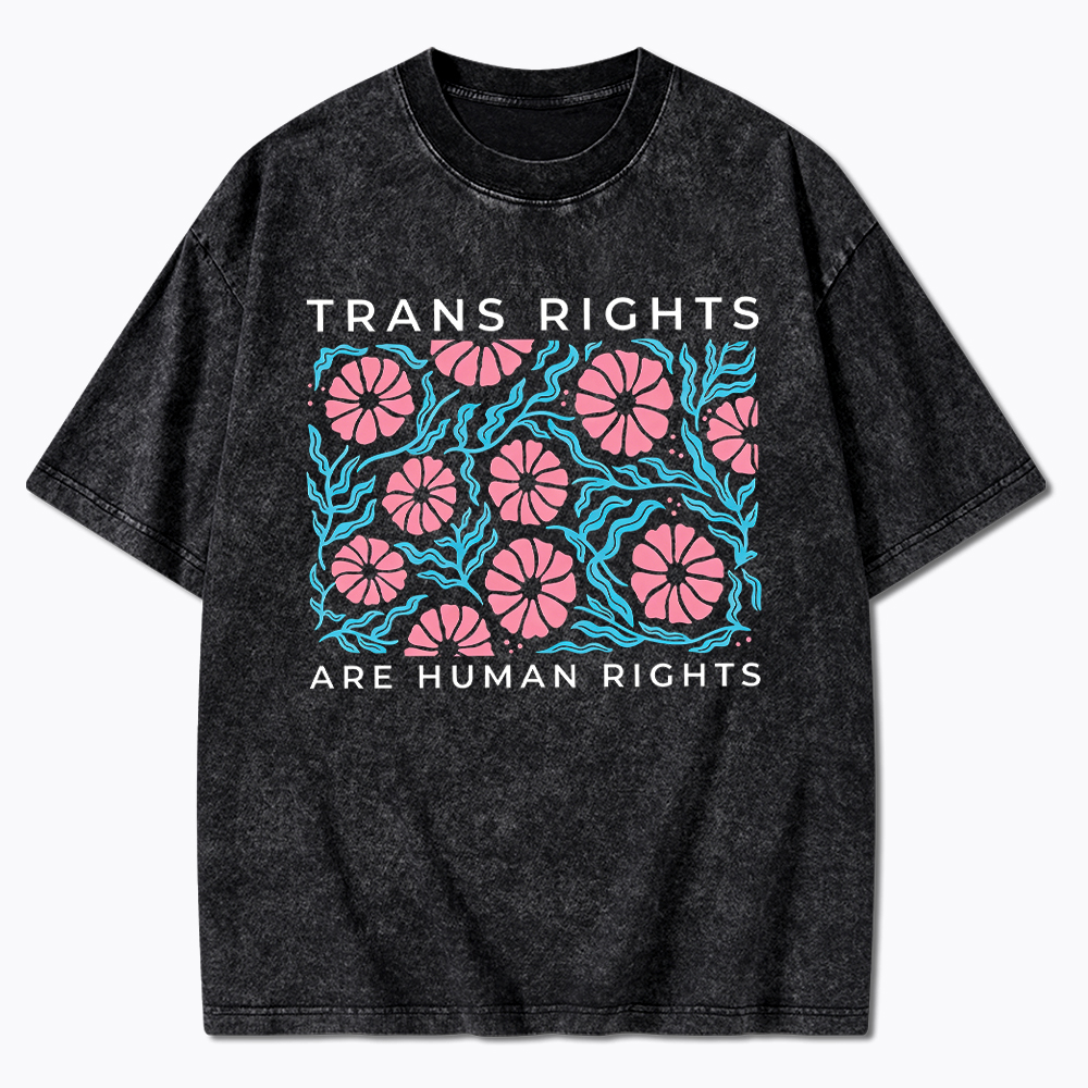 Trans Rights Protect Trans Washed T-Shirt