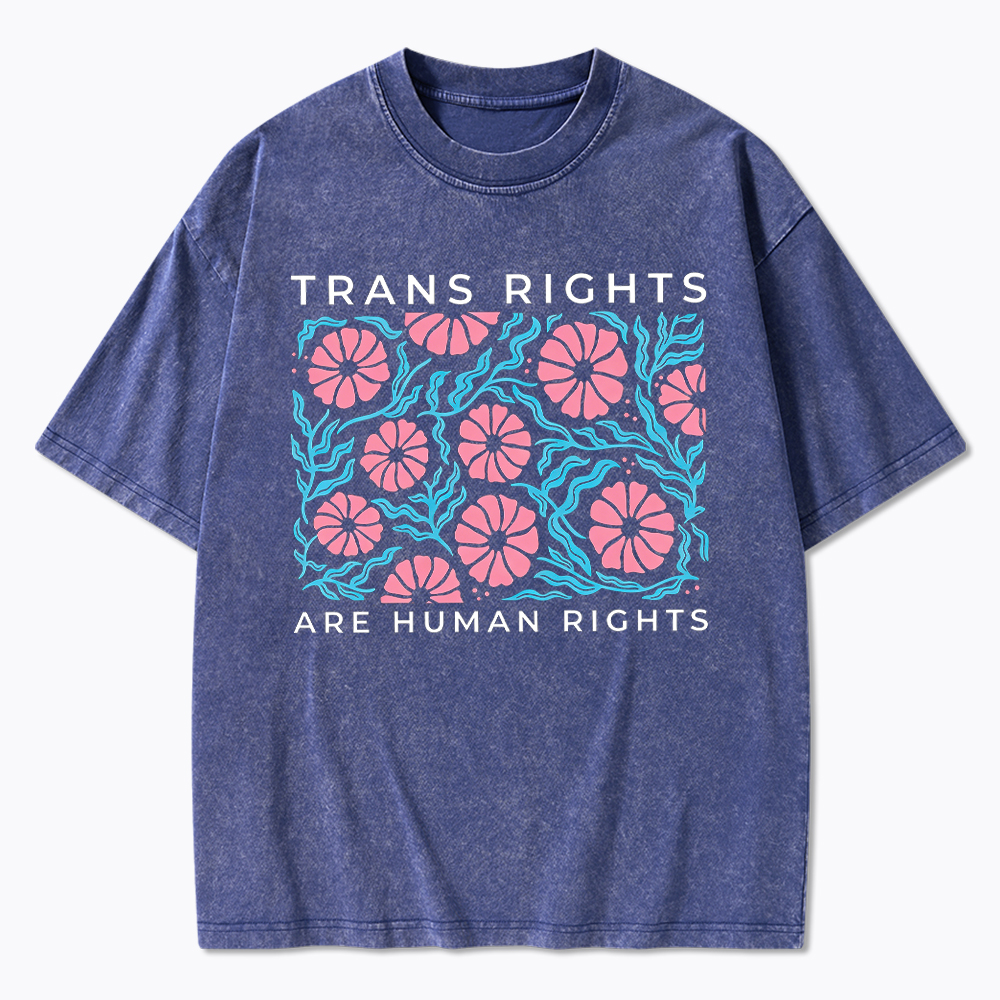 Trans Rights Protect Trans Washed T-Shirt