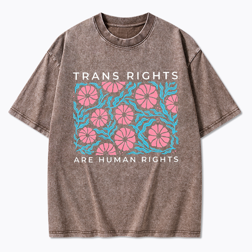 Trans Rights Protect Trans Washed T-Shirt