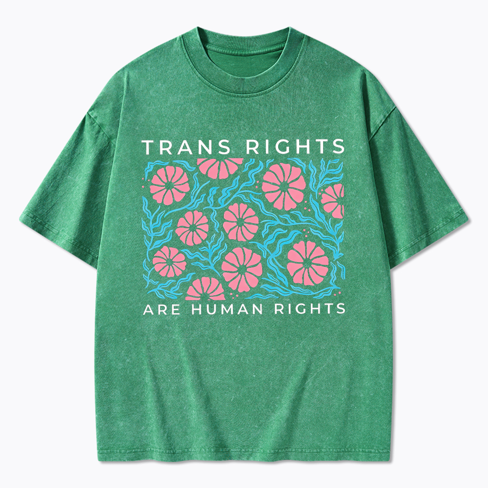 Trans Rights Protect Trans Washed T-Shirt