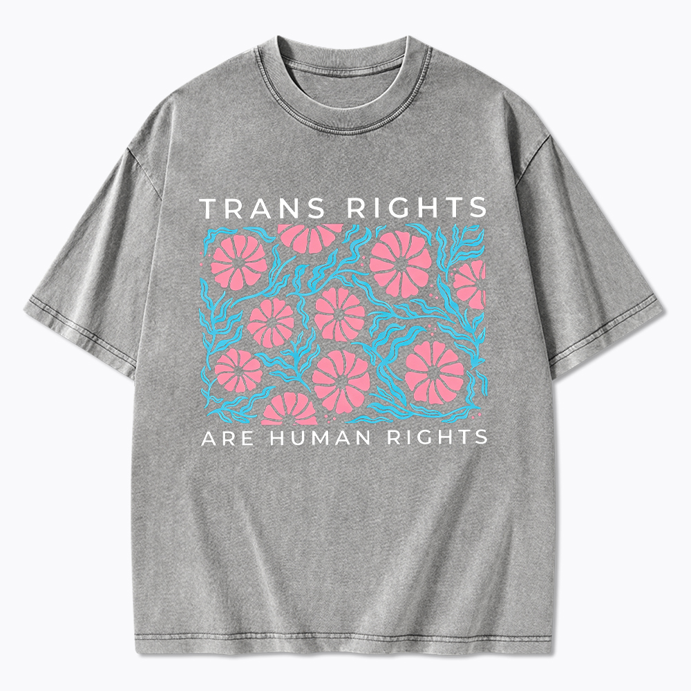 Trans Rights Protect Trans Washed T-Shirt