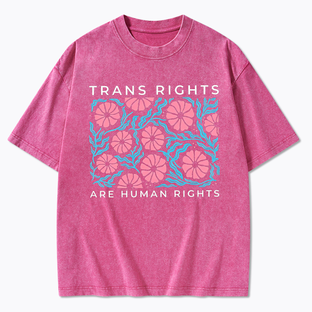 Trans Rights Protect Trans Washed T-Shirt