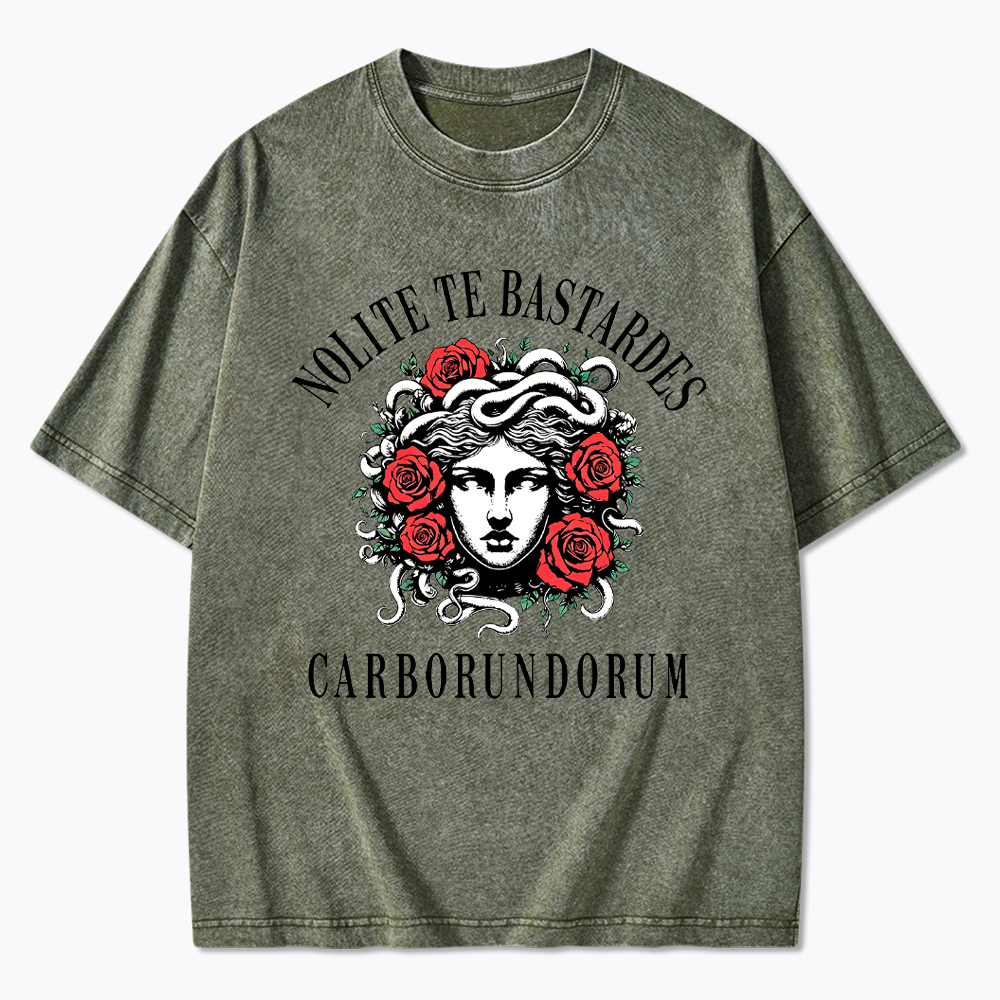Retro Feminist Resistance Washed T-Shirt