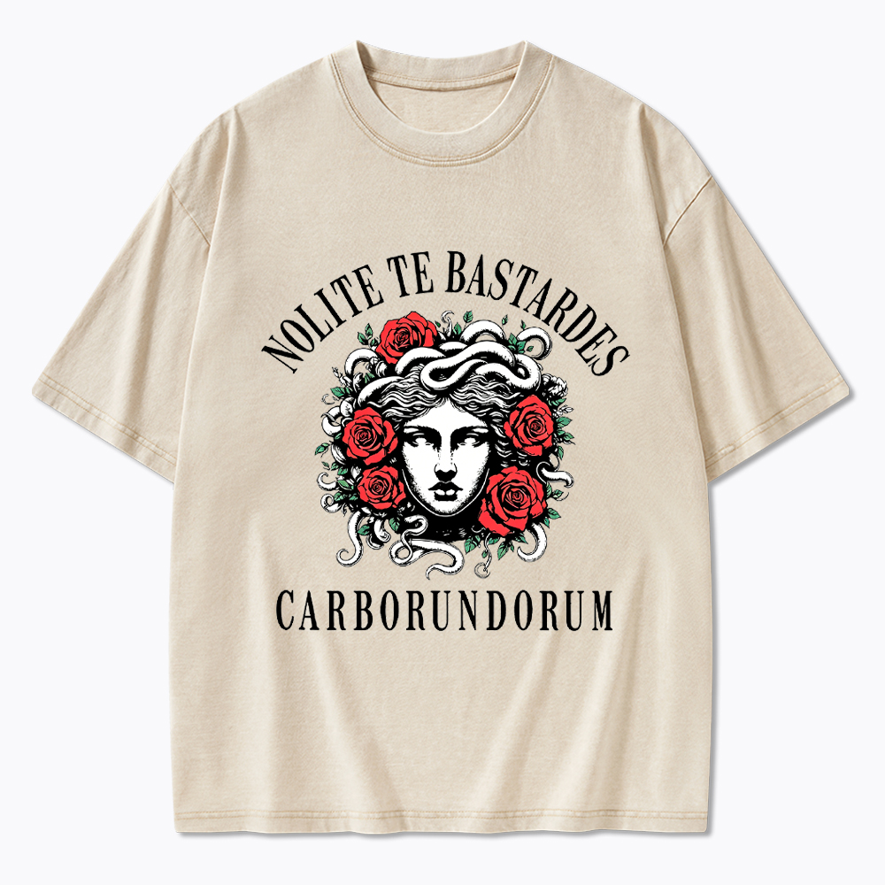 Retro Feminist Resistance Washed T-Shirt