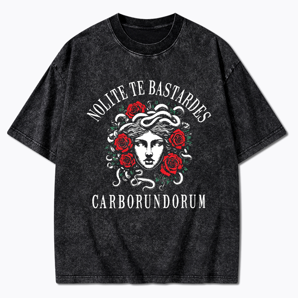 Retro Feminist Resistance Washed T-Shirt