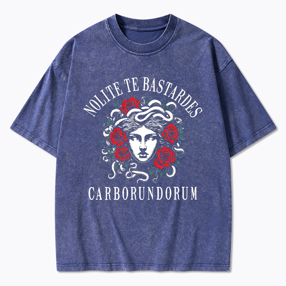 Retro Feminist Resistance Washed T-Shirt