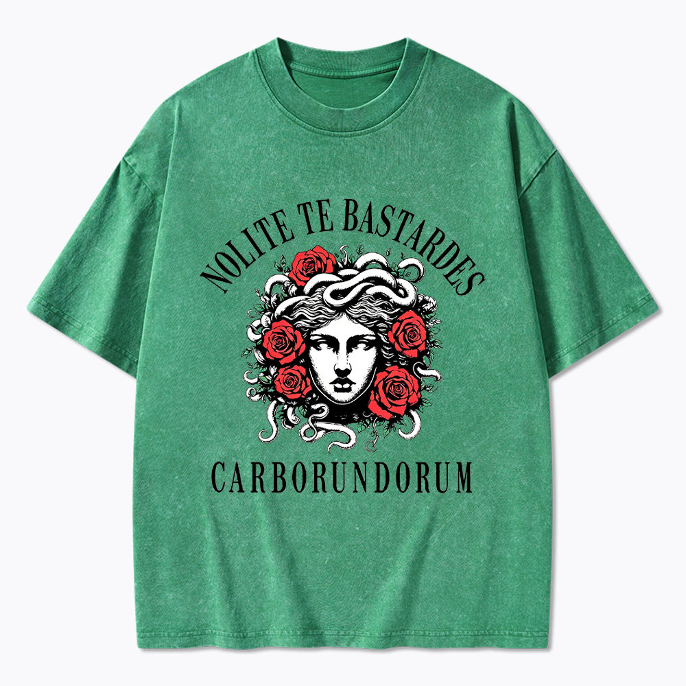 Retro Feminist Resistance Washed T-Shirt