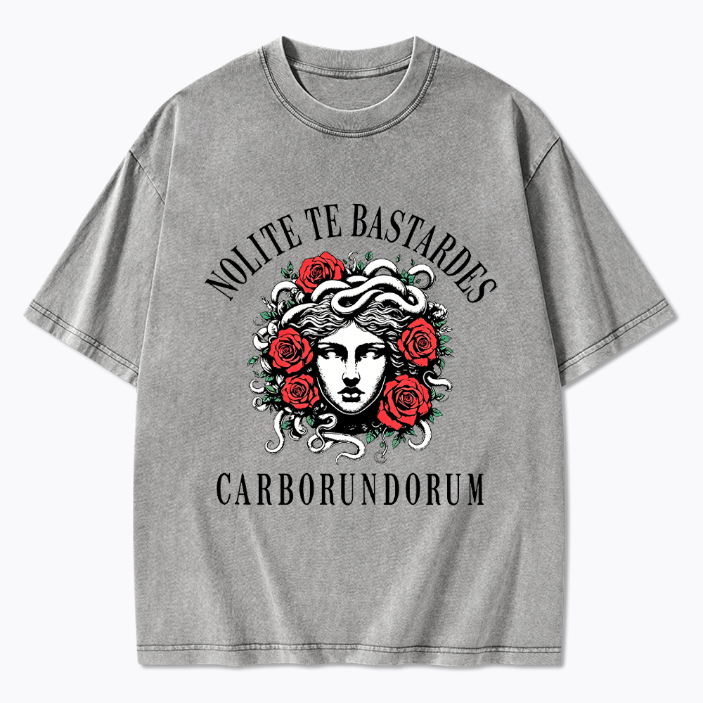 Retro Feminist Resistance Washed T-Shirt