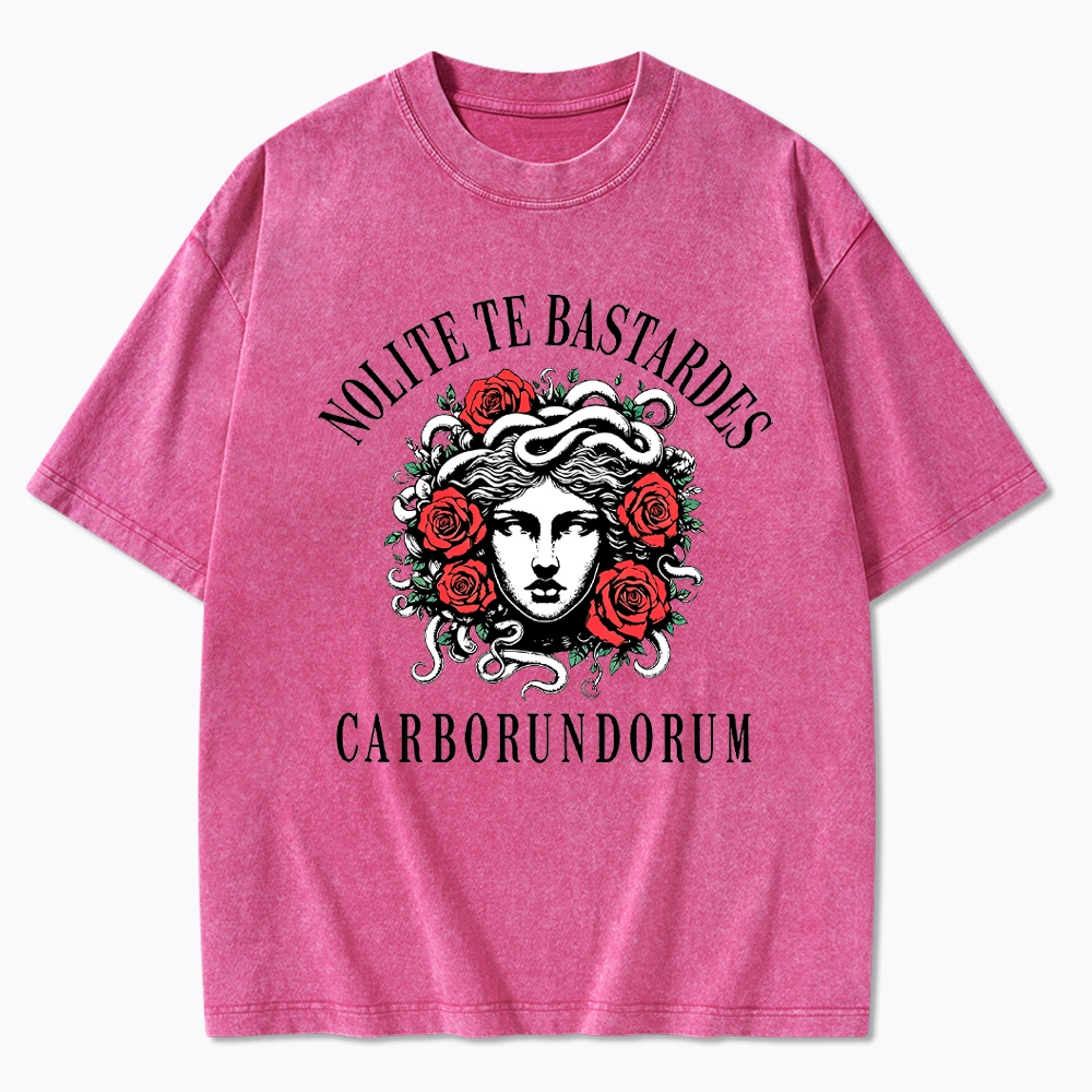 Retro Feminist Resistance Washed T-Shirt