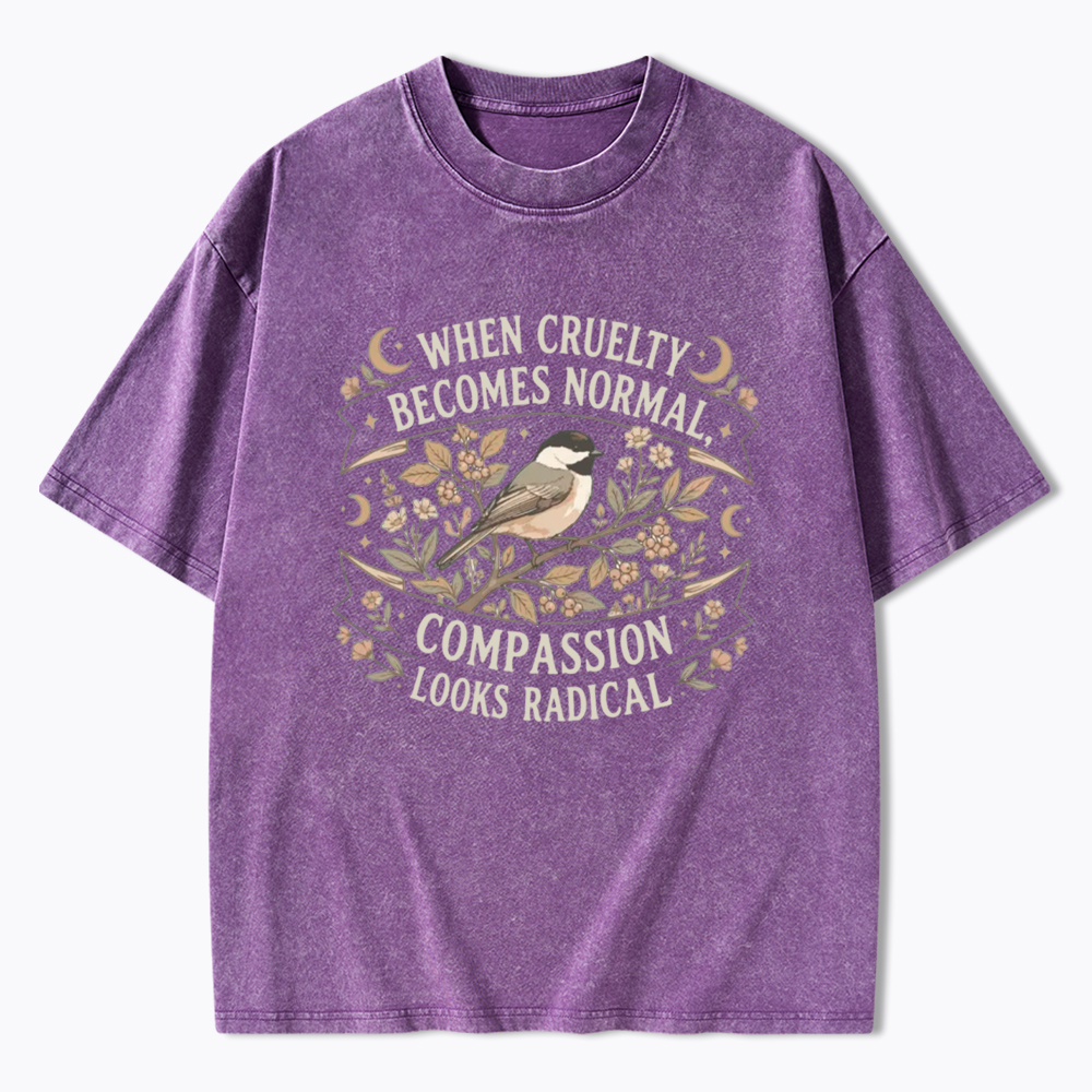 When Cruelty Becomes Normal Social Justice Washed T-Shirt