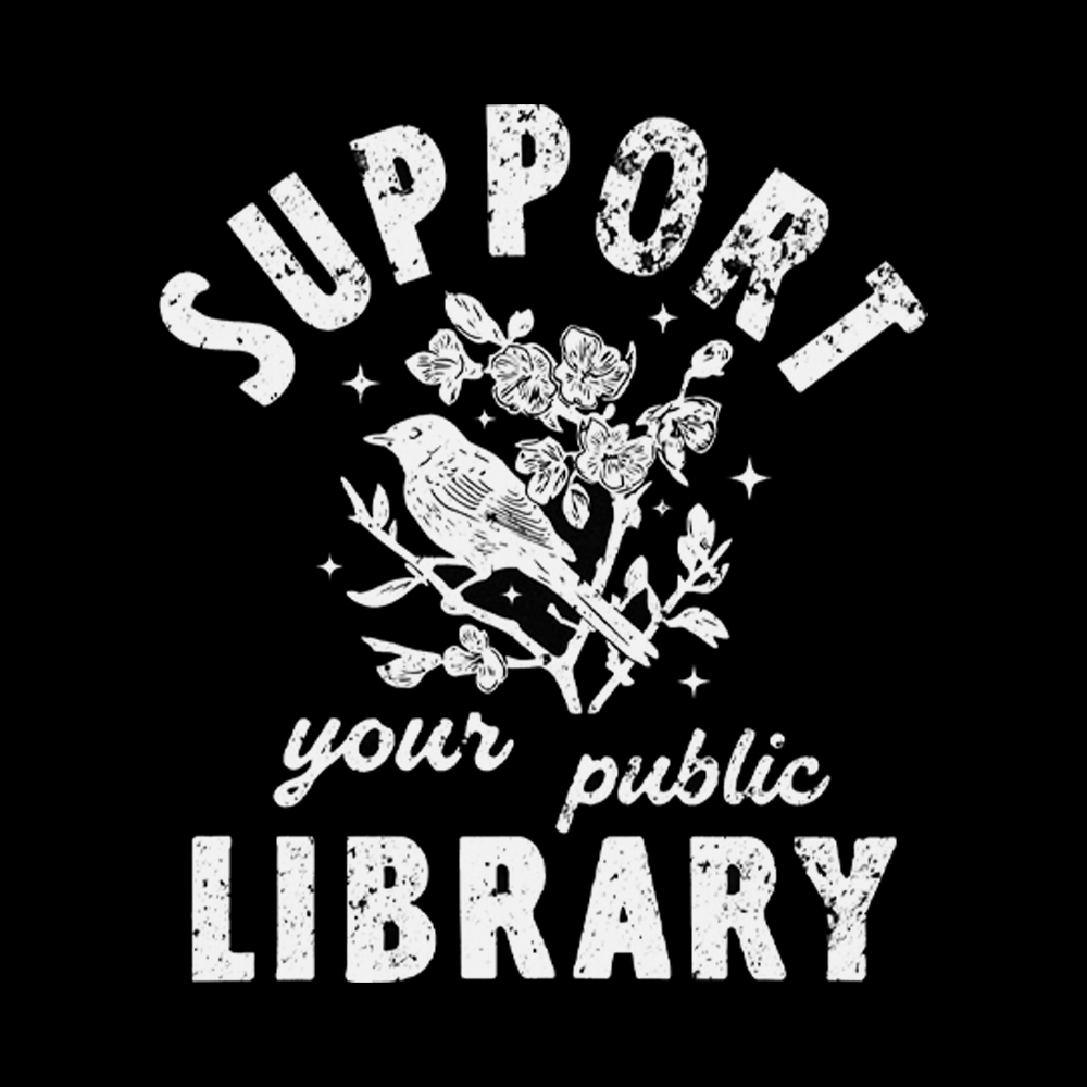 Support Local Libraries Washed T-Shirt