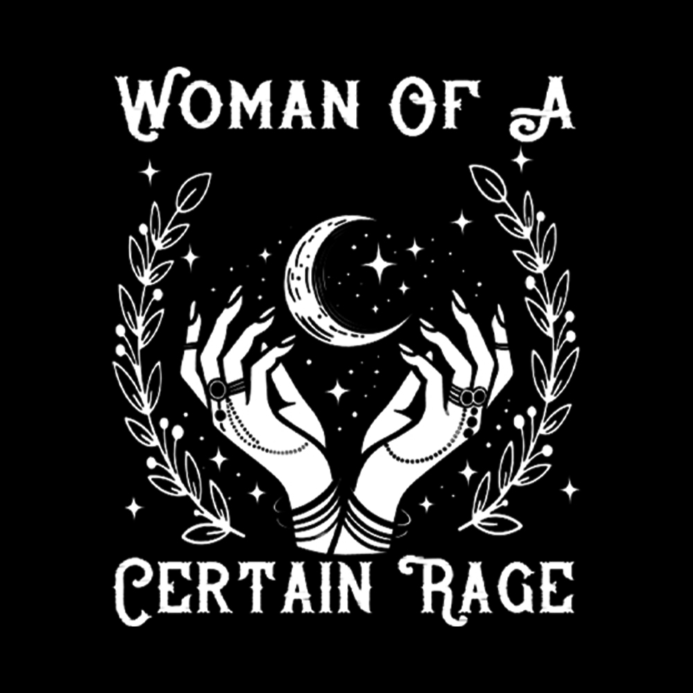 Woman Of A Certain Rage Boho Flower Washed T-Shirt