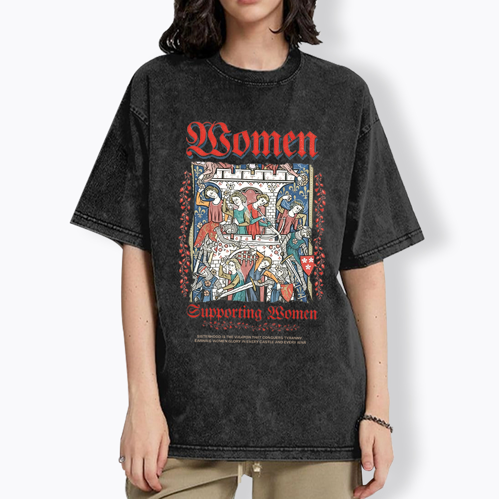 Femenist Medieval Washed T-Shirt
