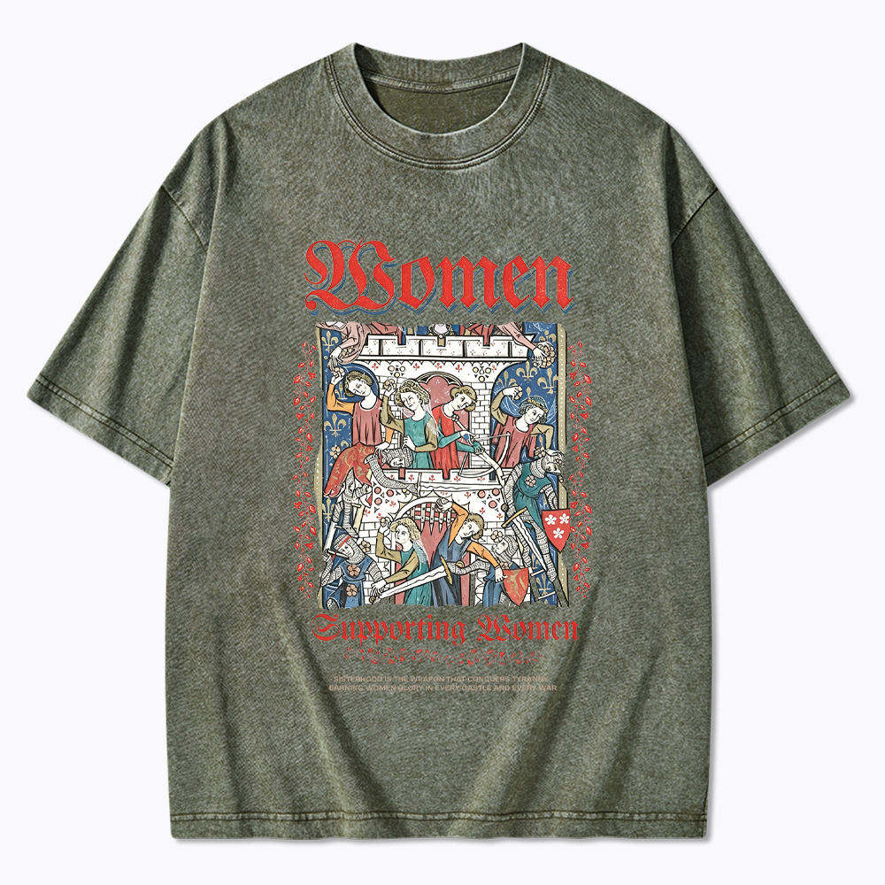 Femenist Medieval Washed T-Shirt