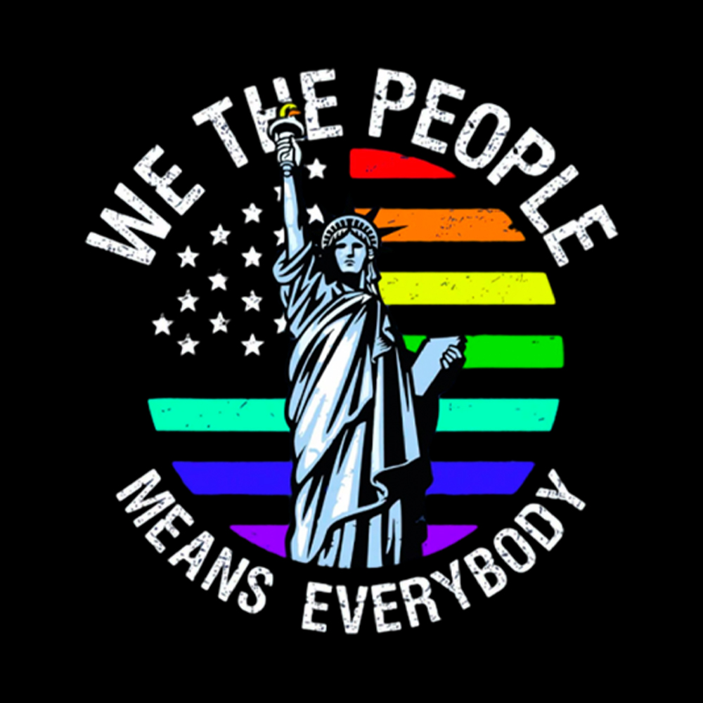 We The People Means Everyone Washed T-Shirt