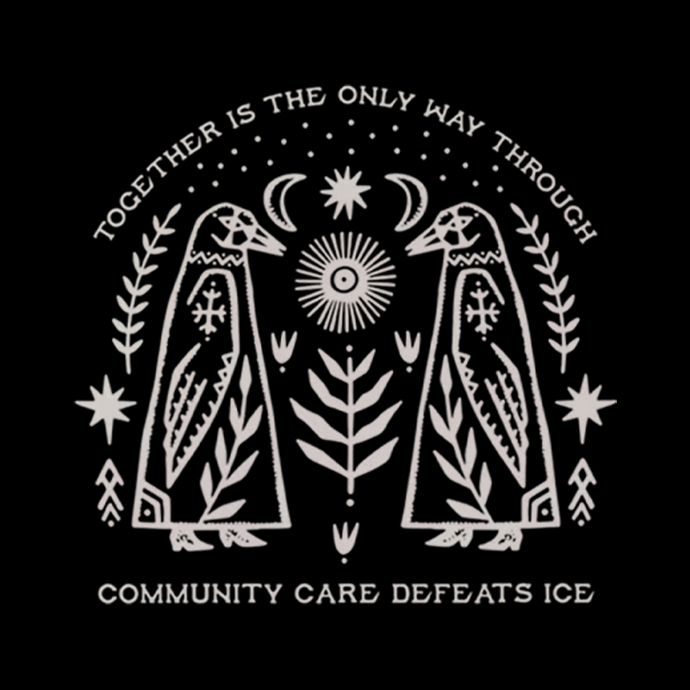 Community Care Defeats ICE Washed T-Shirt