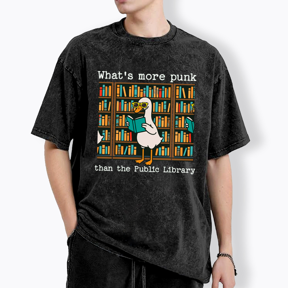 What’s More Punk Than the Public Library Washed T-Shirt