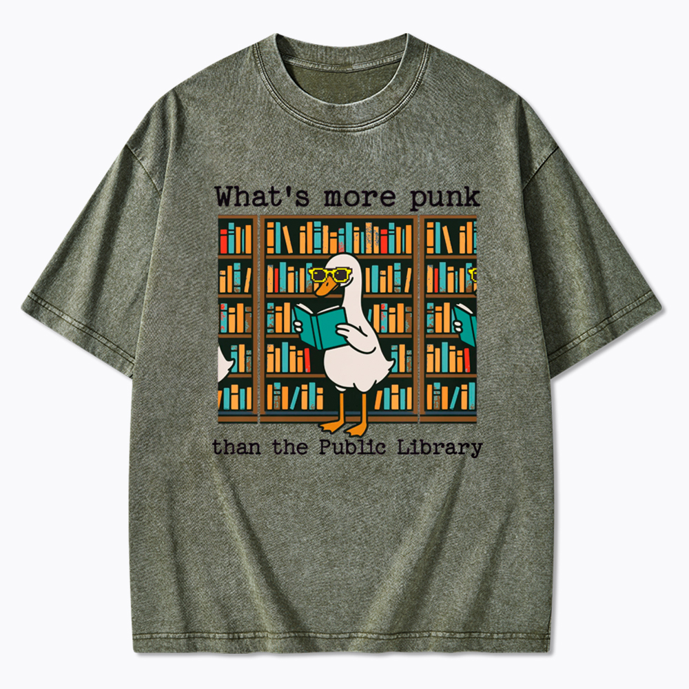 What’s More Punk Than the Public Library Washed T-Shirt