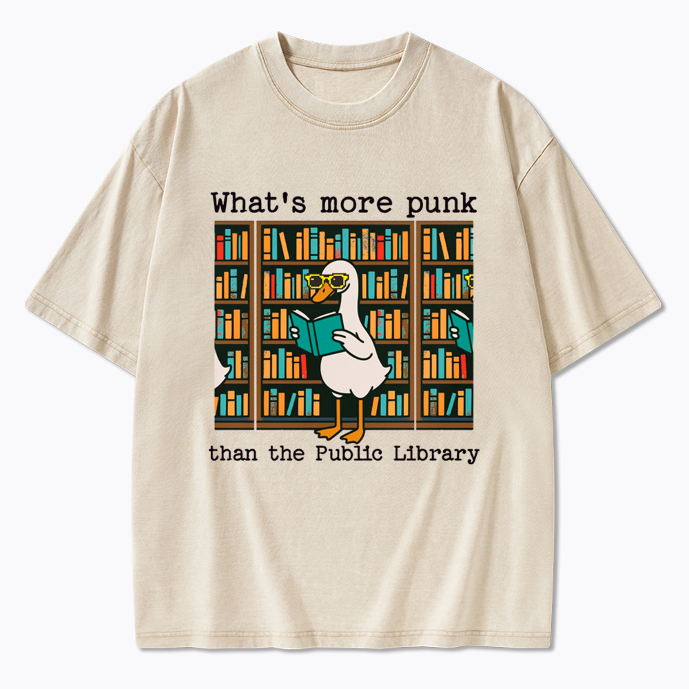 What’s More Punk Than the Public Library Washed T-Shirt
