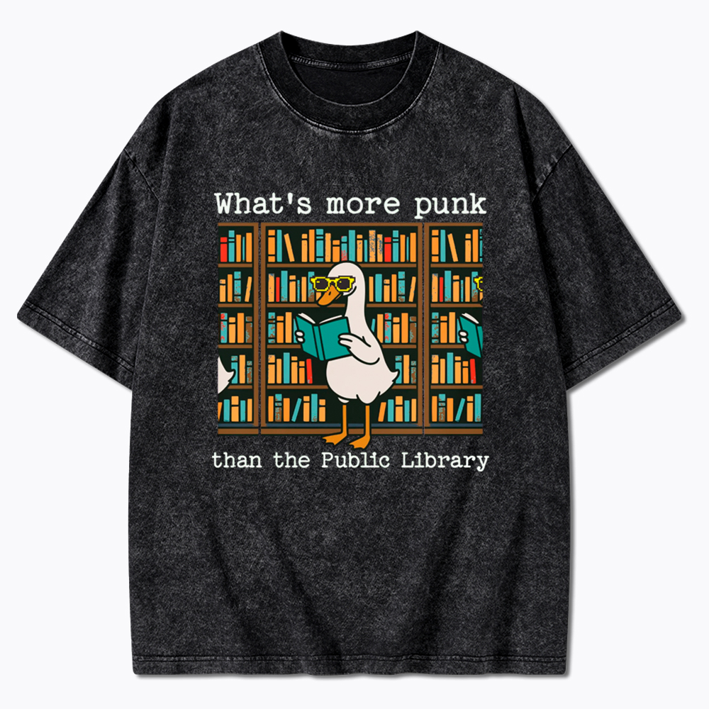 What’s More Punk Than the Public Library Washed T-Shirt