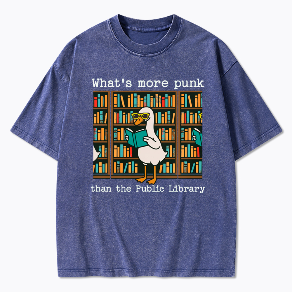 What’s More Punk Than the Public Library Washed T-Shirt