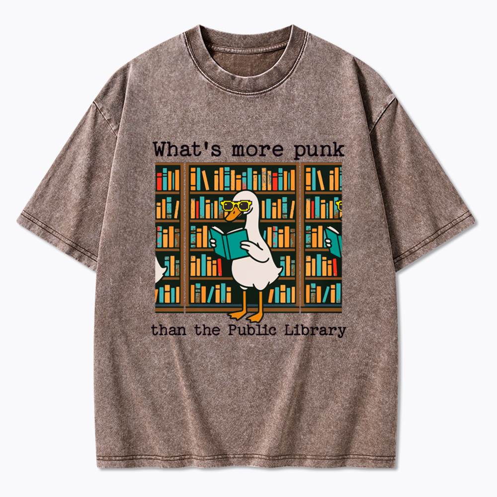 What’s More Punk Than the Public Library Washed T-Shirt