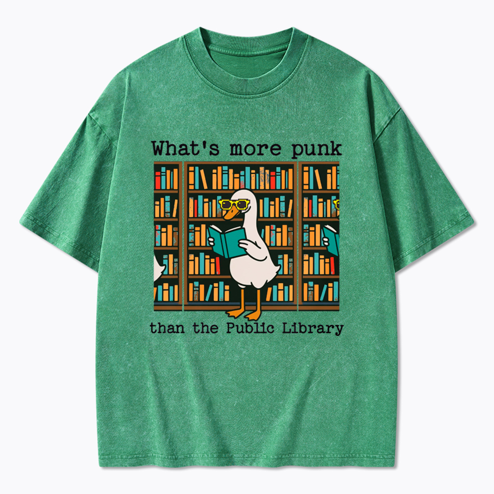 What’s More Punk Than the Public Library Washed T-Shirt