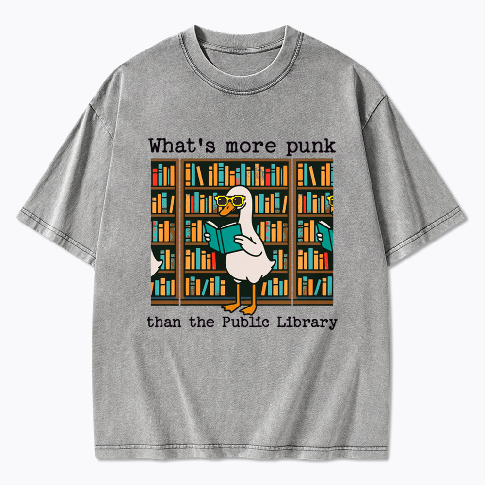 What’s More Punk Than the Public Library Washed T-Shirt
