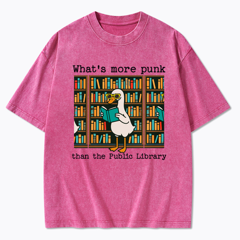 What’s More Punk Than the Public Library Washed T-Shirt