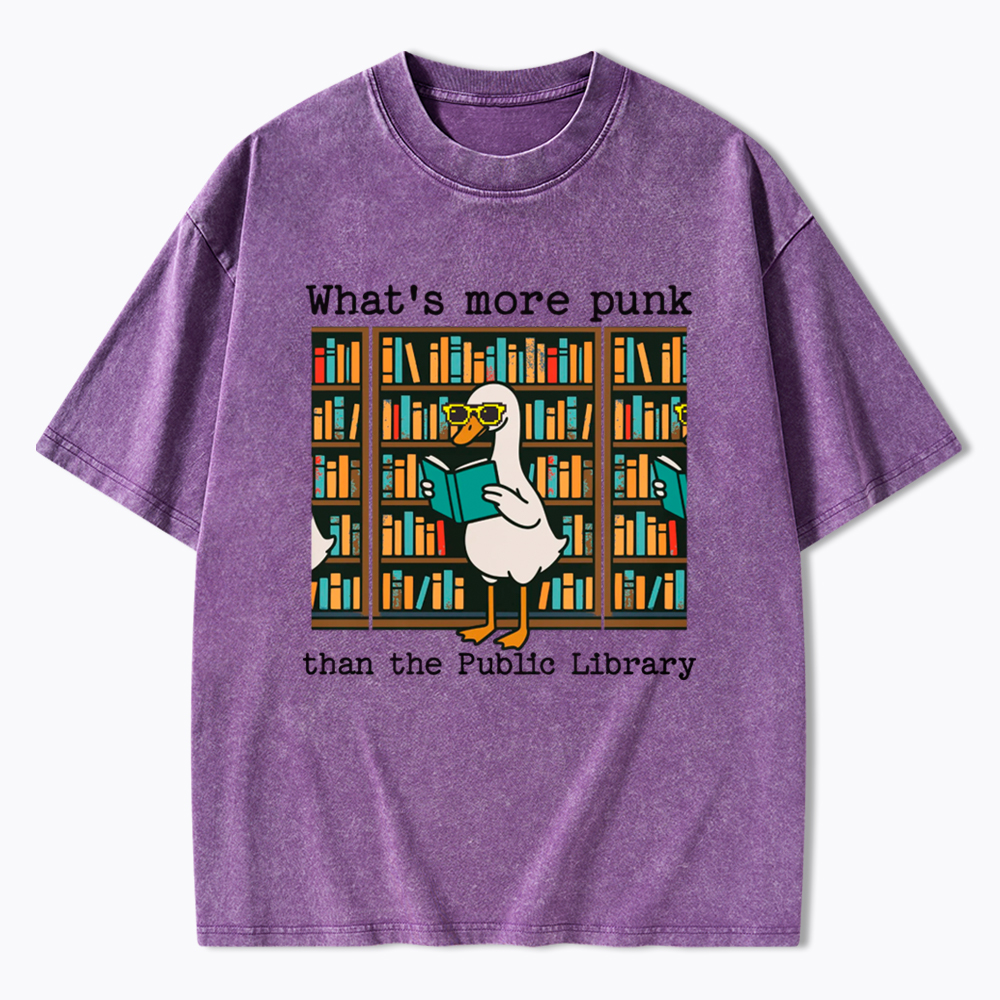 What’s More Punk Than the Public Library Washed T-Shirt