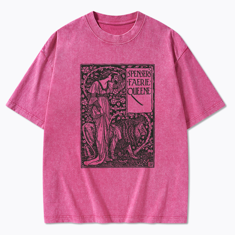Poem Spensers Faerie Queene Washed T-Shirt