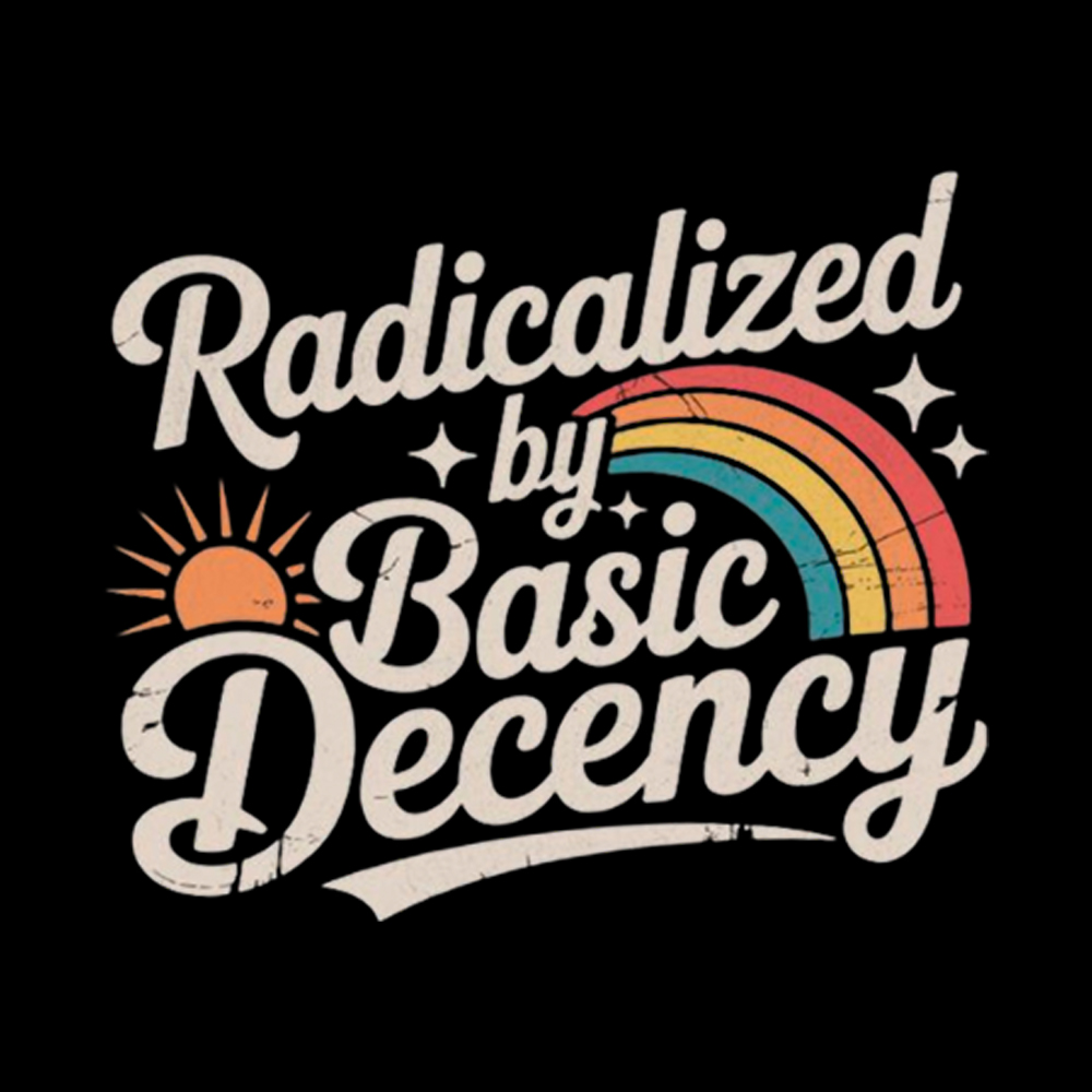 Radicalized By Basic Decency Washed T-Shirt