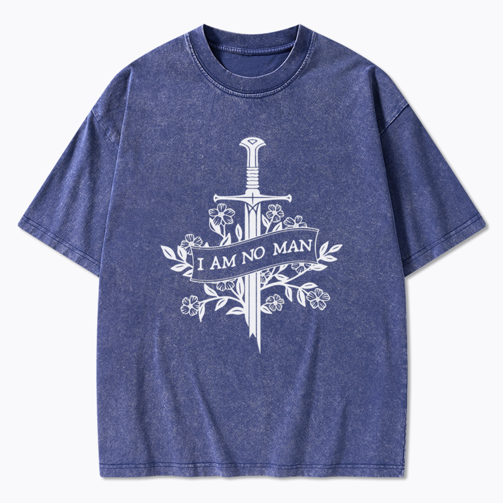 I Am No Man Washed T-Shirt
