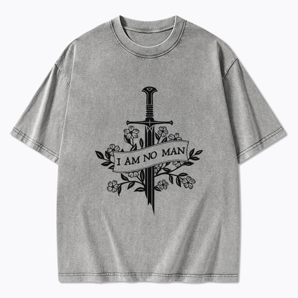 I Am No Man Washed T-Shirt