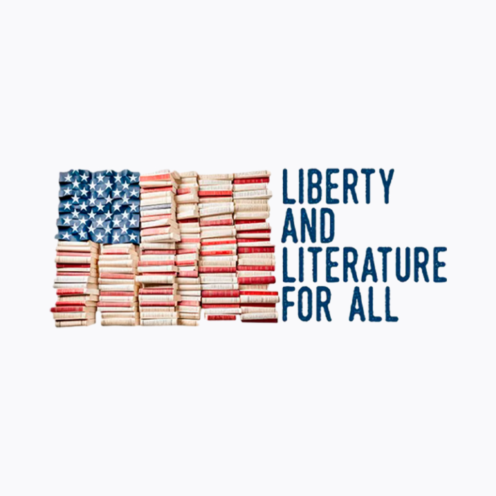 Liberty and Literature For All Washed T-Shirt