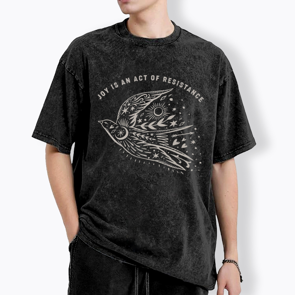 Joy is an Act of Resistance Washed T-Shirt