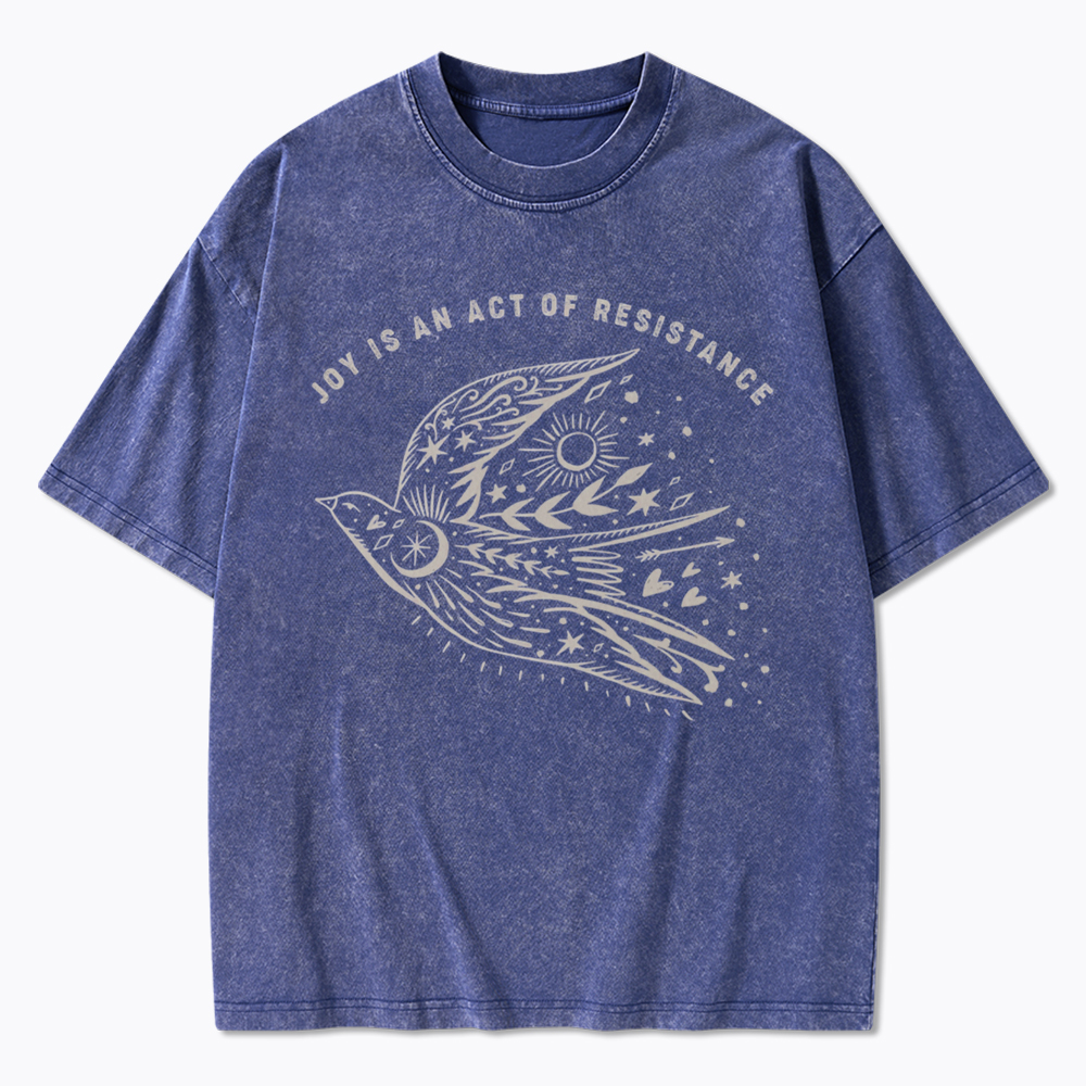 Joy is an Act of Resistance Washed T-Shirt