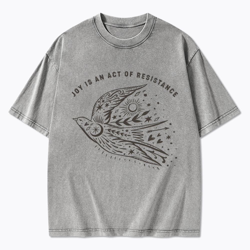 Joy is an Act of Resistance Washed T-Shirt