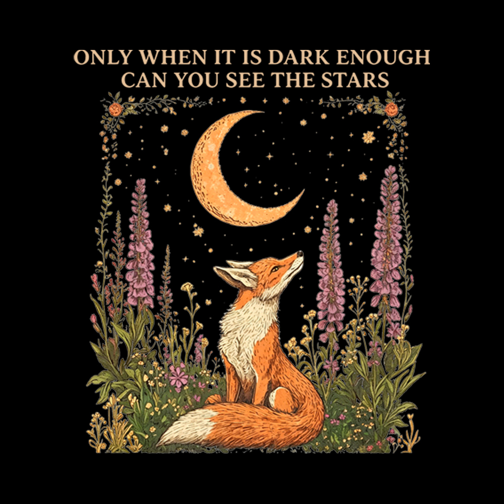 Only When It's Dark Enough Can We See The Stars Human Rights Washed T-Shirt